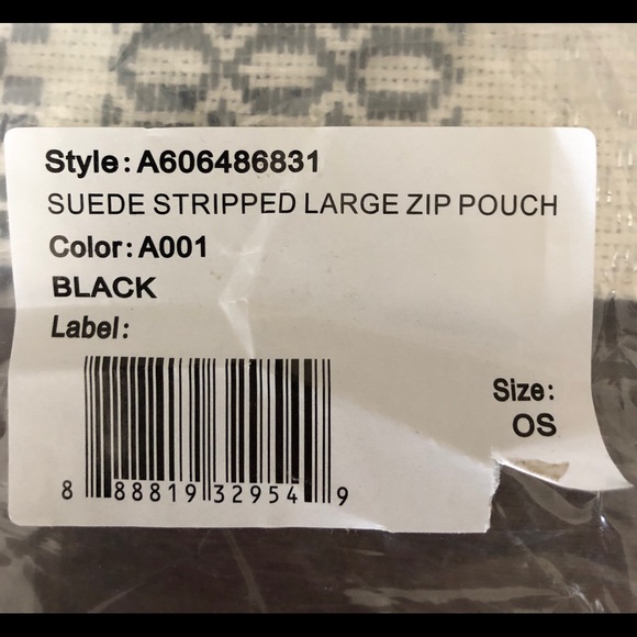 ❌HOLD❌alice + olivia Suede & Leather Striped - Picture 7 of 7